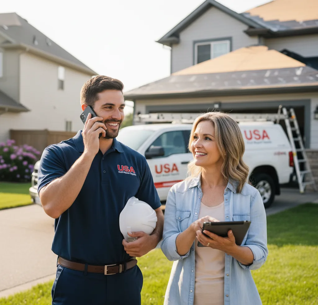 USA Roof Repair Experts customer support in Hague
